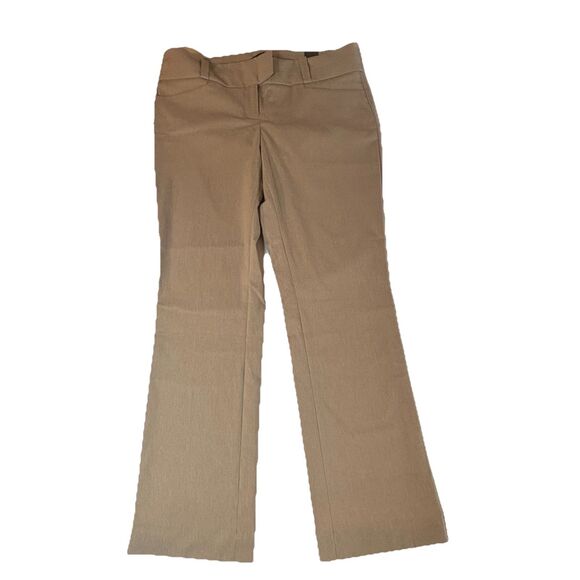 NWT The Limited Women’s Exact Stretch Pants Tan Bootcut Size 12  (Retail $69.90) - Picture 1 of 12